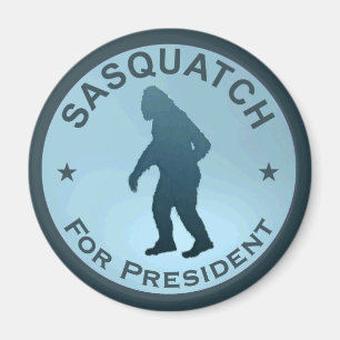 Sasquatch für den Präsidenten Magnet