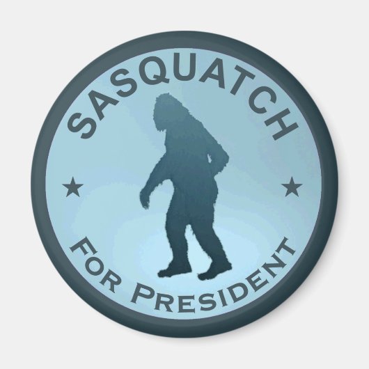 Sasquatch für den Präsidenten Magnet (Vorne)