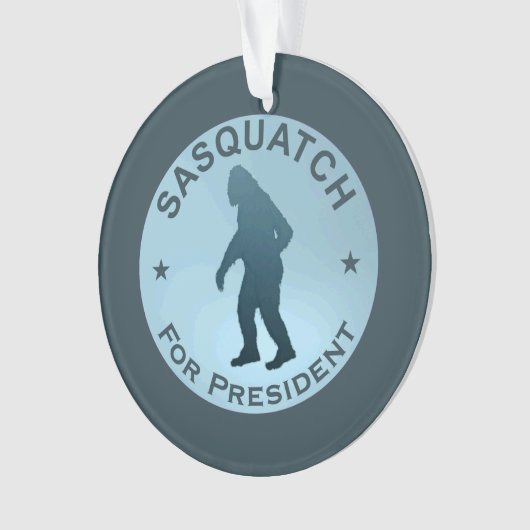 Sasquatch für den Präsidenten Ornament (Vorderseite)
