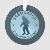 Sasquatch für den Präsidenten Ornament (Vorderseite)