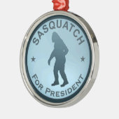 Sasquatch für den Präsidenten Ornament Aus Metall (Links)