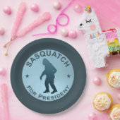 Sasquatch für den Präsidenten Pappteller (Party)