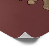 Sasquatch für den Präsidenten Poster (Ecke)