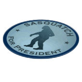 Sasquatch für den Präsidenten Schneidebrett (Ecke)