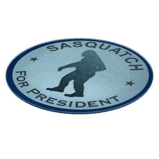 Sasquatch für den Präsidenten Schneidebrett (Ecke)