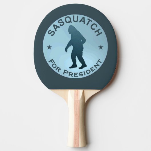 Sasquatch für den Präsidenten Tischtennis Schläger (Vorderseite)