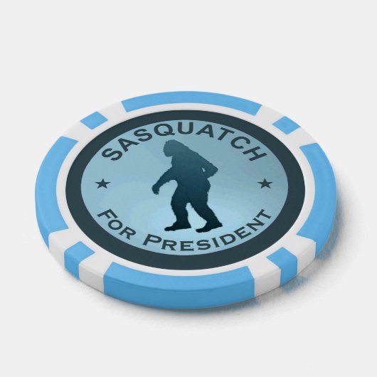 Sasquatch für Präsident kann Cooler Pokerchips (Einzeln)