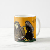 Sasquatch Gartenarbeit Kaffeetasse (VorderseiteRechts)