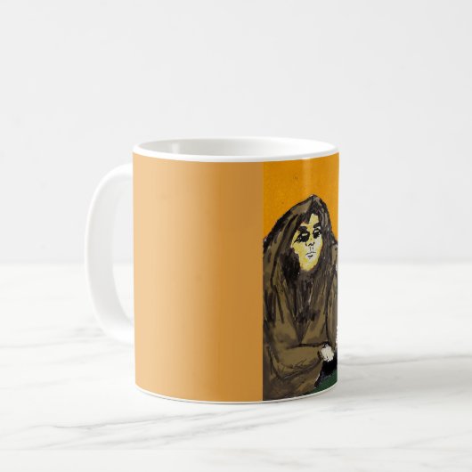 Sasquatch Gartenarbeit Kaffeetasse (Vorderseite Links)