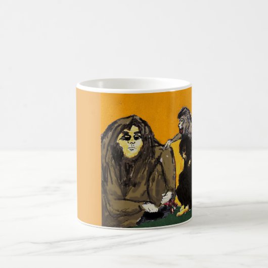 Sasquatch Gartenarbeit Kaffeetasse (Mittel)