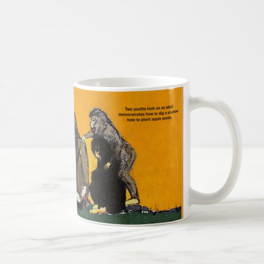 Sasquatch Gartenarbeit Kaffeetasse (Rechts)