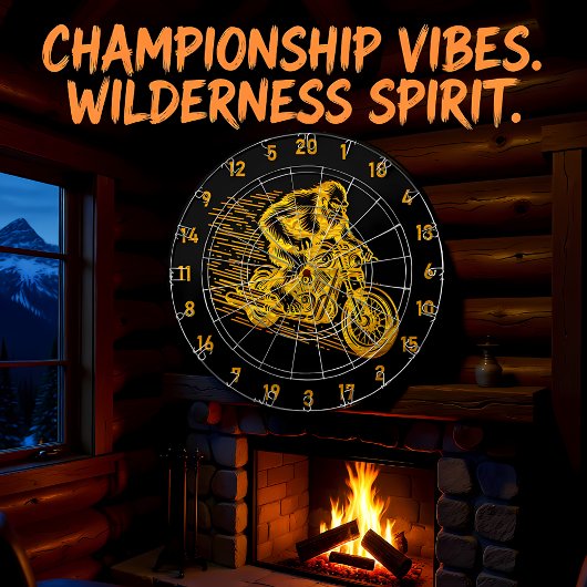 Sasquatch genehmigt: Ziel für den Mythos Dartscheibe