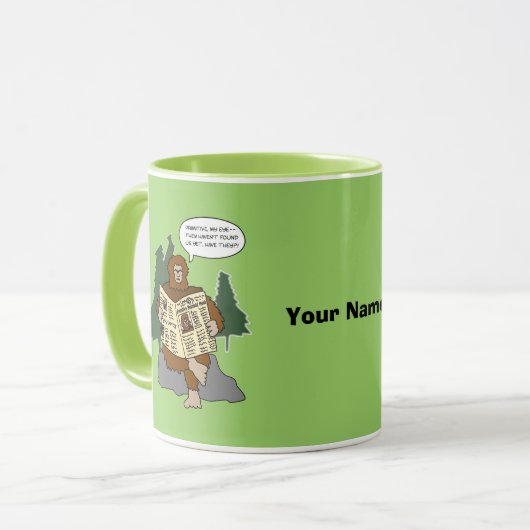 Sasquatch Geschenk-Ideen-lustige Tasse (Vorderseite Links)