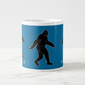 Sasquatch glauben der riesigen Tasse (blau) (Vorderseite)
