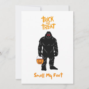 Sasquatch Halloween-Party Einladung