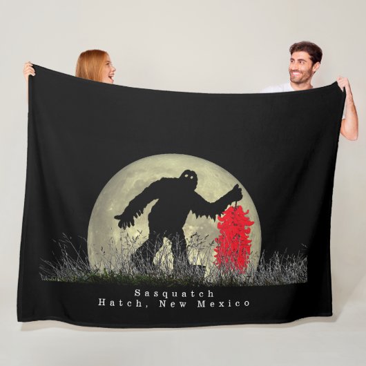 Sasquatch - Hatch, New Mexico Blanket Fleecedecke (Beispiel)
