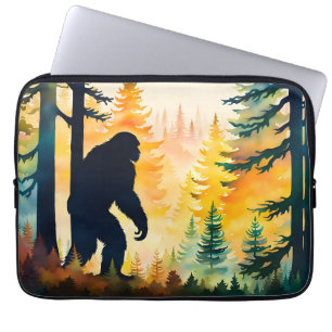 Sasquatch-Herbstlandschaft-Sonnenuntergang Laptopschutzhülle