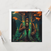 Sasquatch Hiding Karte (Vorderseite/Rückseite Beispiel)