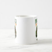 Sasquatch hinterlässt Fußspuren lustiger Cryptid-H Kaffeetasse (Mittel)