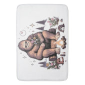 Sasquatch Holding-Blume Badematte (Vorderseite Vertikal)