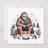Sasquatch Holding-Blume Einladung (Rückseite)