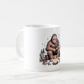 Sasquatch Holding-Blume Kaffeetasse (Vorderseite Links)