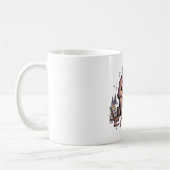 Sasquatch Holding-Blume Kaffeetasse (Links)