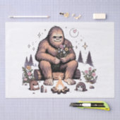 Sasquatch Holding-Blume Seidenpapier (Handwerk)
