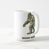 Sasquatch: Hölzerne Booger-Kaffee-Tasse Kaffeetasse (VorderseiteRechts)
