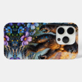 Sasquatch im Floral Mountain Tal Case-Mate iPhone Hülle (Rückseite (Horizontal))