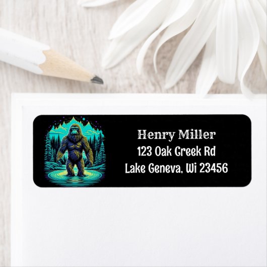 Sasquatch im Wald Ai Art (Insitu)