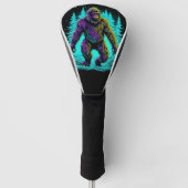 Sasquatch im Wald Ai Art Golf Headcover (Vorderseite)