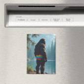 Sasquatch in Blüte Magnet (In Situ (Geschirrspüler))
