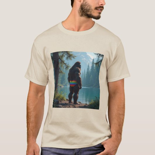 Sasquatch in Blüte T-Shirt (Vorderseite)