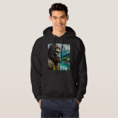 Sasquatch in den Bergen Hoodie (Vorne ganz)