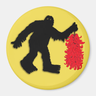 Sasquatch in Hatch, New Mexico Magnet