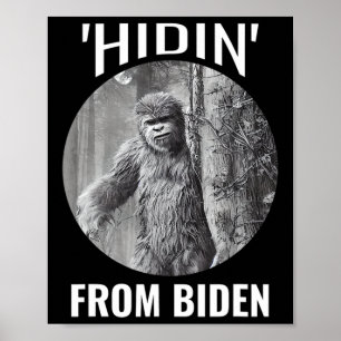 Sasquatch ist ein konservativer Republikaner, der Poster