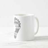 Sasquatch Jäger - Bigfoot Kaffeetasse (VorderseiteRechts)