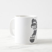 Sasquatch Jäger - Bigfoot Kaffeetasse (Vorderseite Links)