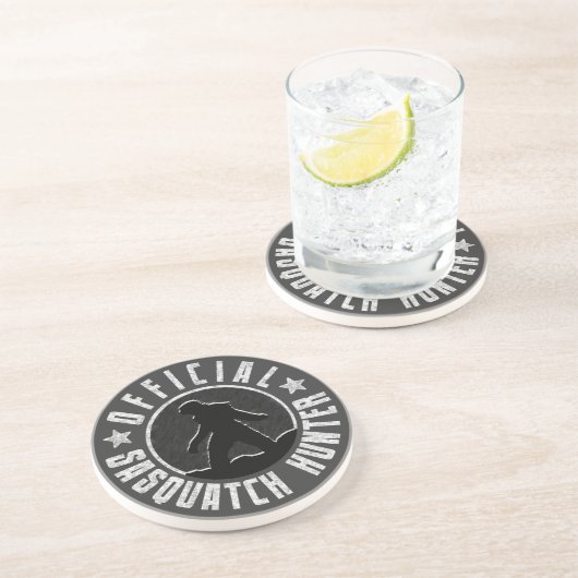 Sasquatch JÄGER Kreislogo Untersetzer (Seite)