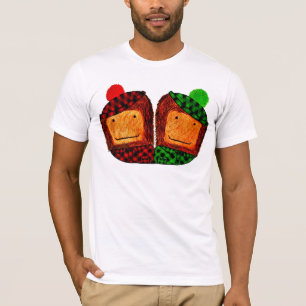 Sasquatch karierte Kumpel T-Shirt