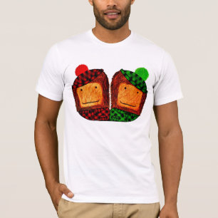 Sasquatch karierte Kumpel-T-Shirts - Sasquatch T-Shirt