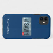 Sasquatch-Lizenzplatte Case-Mate iPhone Hülle (Rückseite (Horizontal))