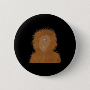 Sasquatch Lustiger Junge Erstellte Kunst Bigfoot K Button