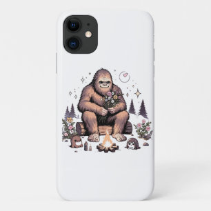 Sasquatch mit Blumen Case-Mate iPhone Hülle
