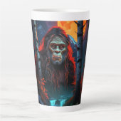 Sasquatch Moonlit Hunt Milchtasse (Vorderseite)