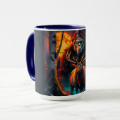 Sasquatch Moonlit Hunt Tasse (Vorderseite Links)