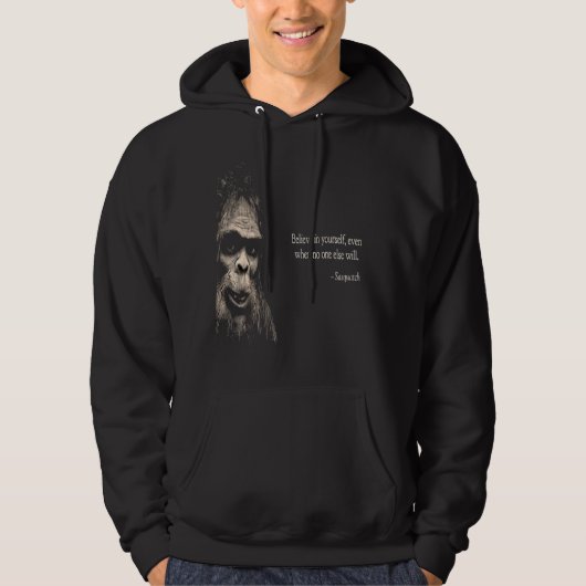 Sasquatch Motivierend Hoodie (Vorderseite)