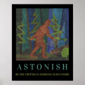 Sasquatch Motivierend Poster (Vorne)