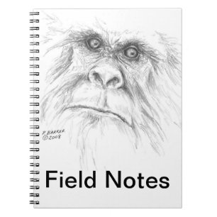 Sasquatch Notizbuch Notizblock